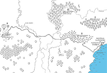 mappa terra di mezzo